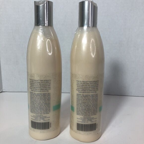 So Rachel So Natural Body Lotion Fresh Lot of 2 12oz Bottles Longaberger B1 - Picture 3 of 8